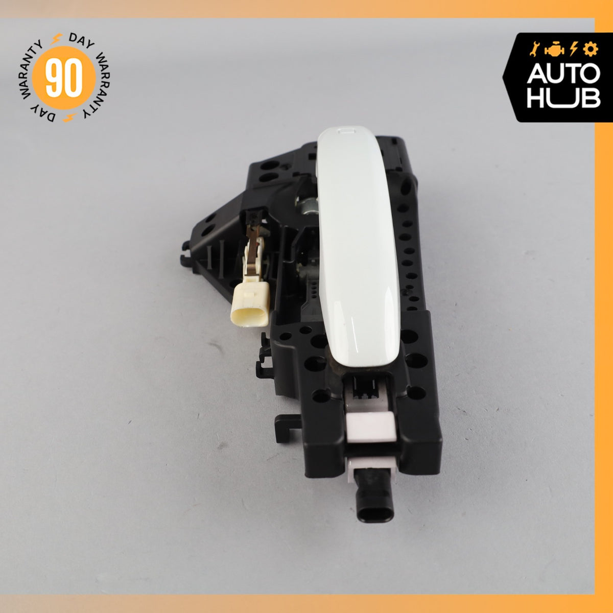 Audi S5 Right Passenger Exterior Door Handle w/ Keyless Go White 8T0837886B OEM - photo 9