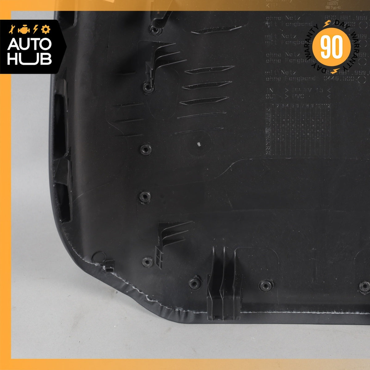 18-24 Audi B9 S5 A5 Front Left or Right Seat Back Cover Panel Trim Black OEM 33k - photo 15