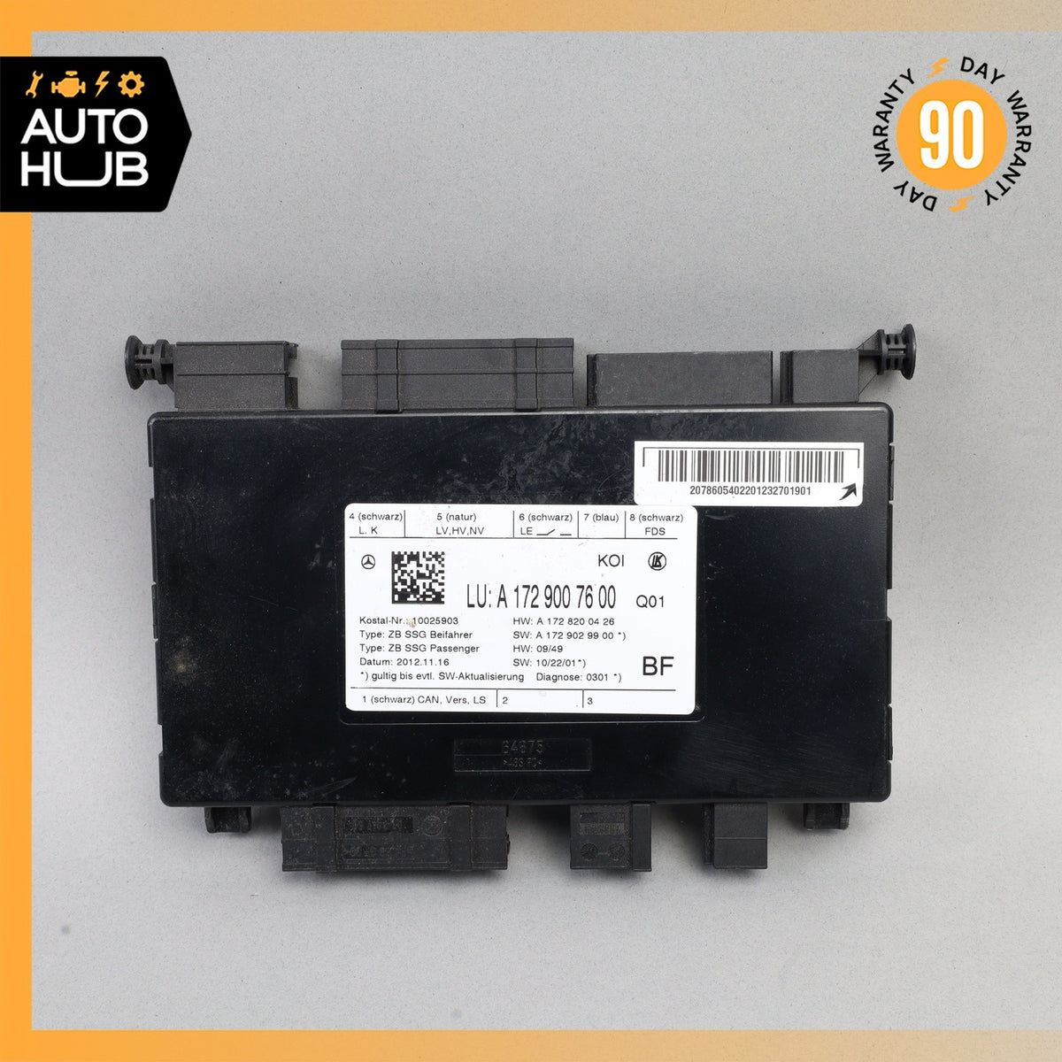 Mercedes W207 E350 CLS550 SLK250 C350 Seat Control Module Front Right Side OEM - photo 2