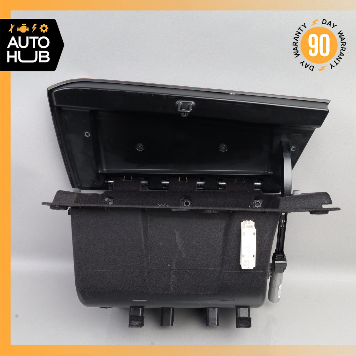 14-21 BMW i3 I01 Hybrid Right Side Dashboard Glove Box Compartment Wood OEM - photo 6
