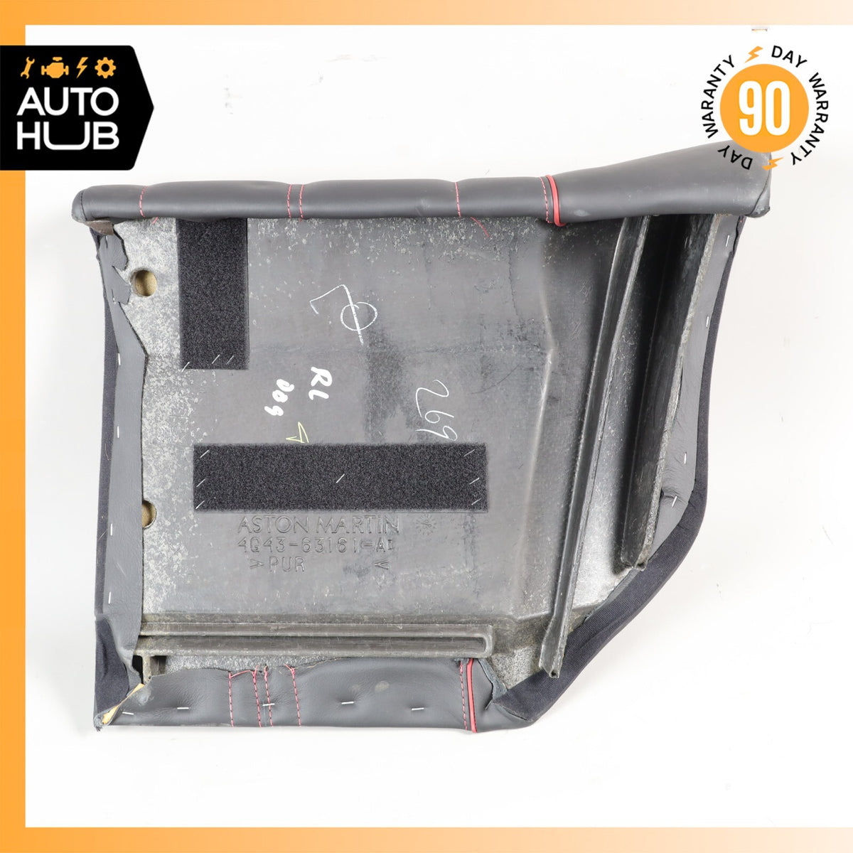 13-16 Aston Martin DB9 Rear Left Driver Side Bottom Lower Seat Cushion OEM - photo 14