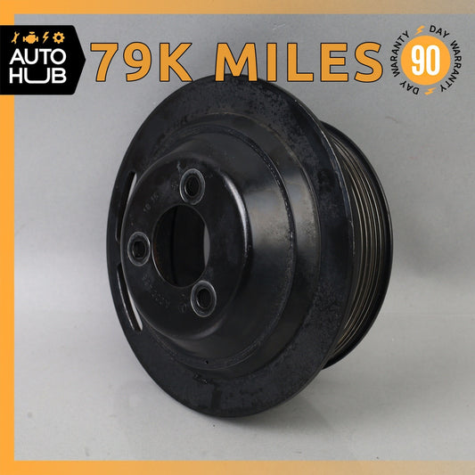 03-06 Mercedes W215 CL500 SL55 Tandem Power Steering Pump Pulley 0004661815 OEM - photo 1