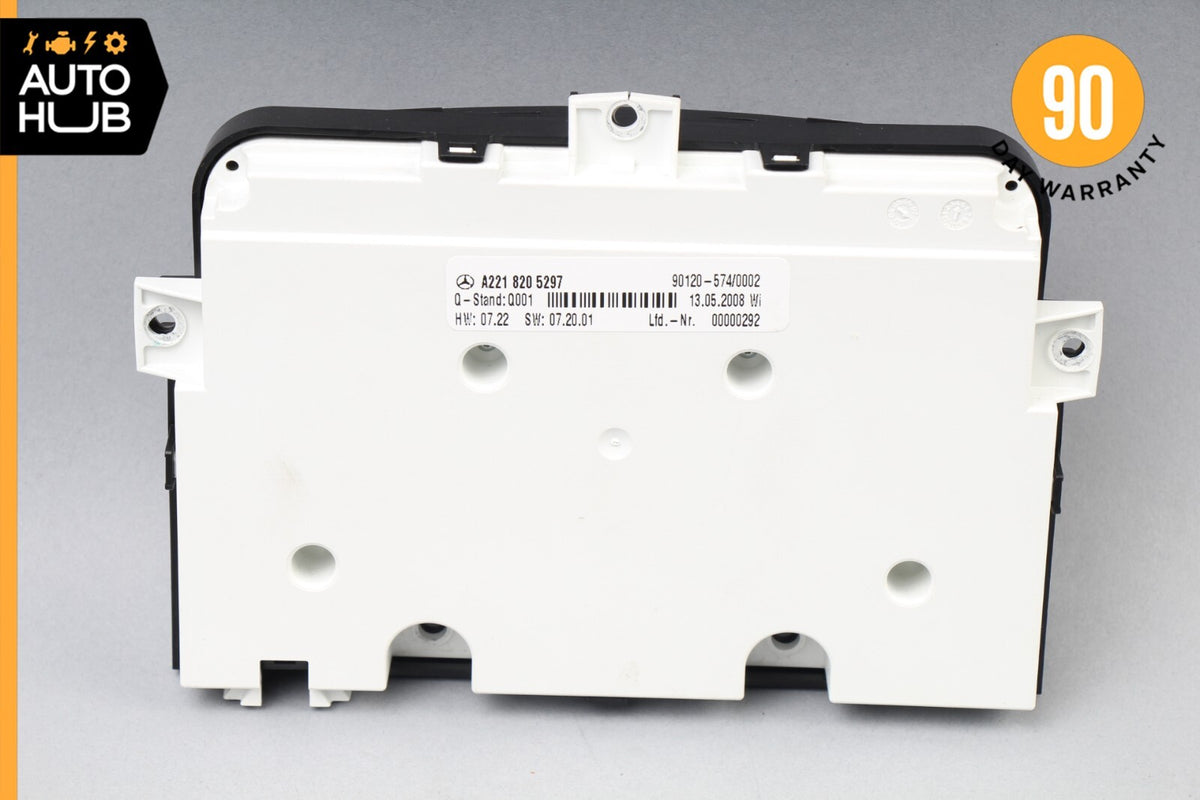 07-09 Mercedes W221 S600 Rear Center Console Multi Function Switch Control OEM - photo 10