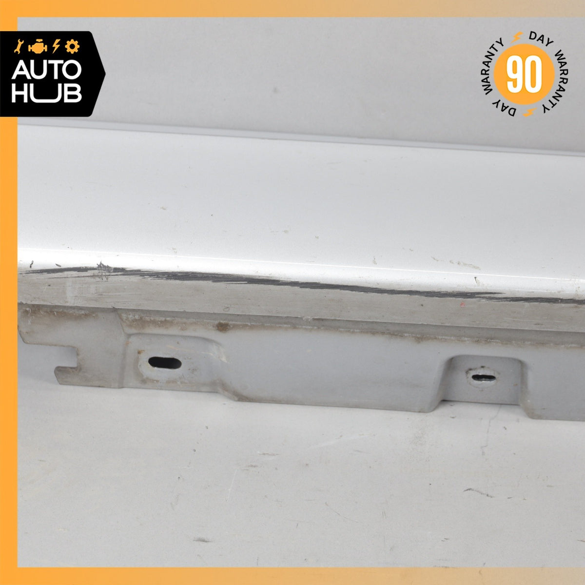 11-16 BMW F10 528i 550i Left Driver Side Rocker Panel Side Skirt Silver OEM - photo 11
