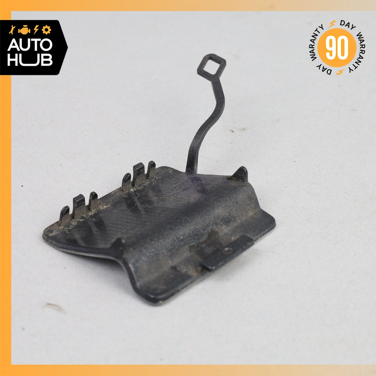 11-16 BMW F10 528i 535i 550i Rear Bumper Tow Hook Cover Cap Silver OEM - photo 10