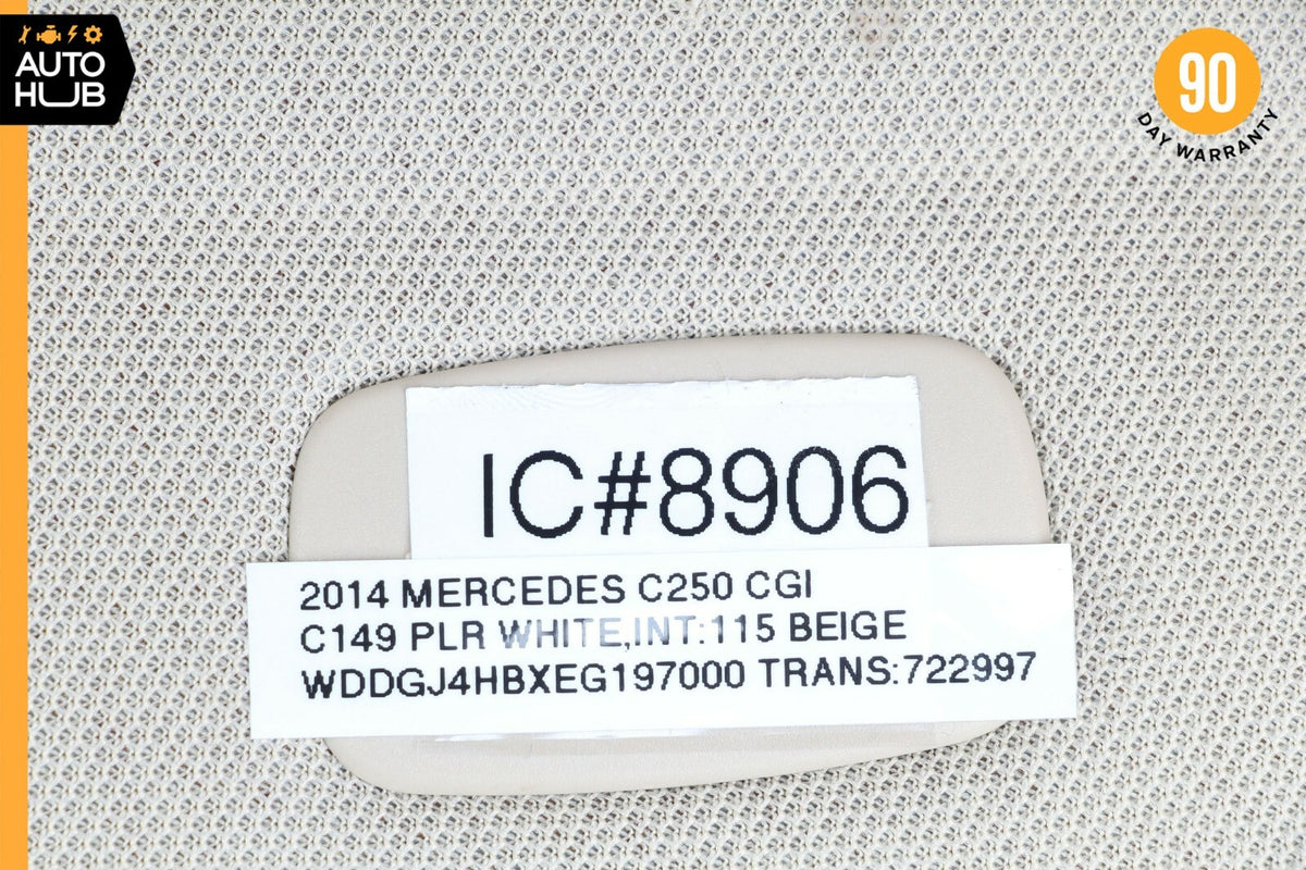 12-14 Mercedes W204 C250 C350 Front Left Interior Trim Panel A Pillar Beige OEM - photo 12