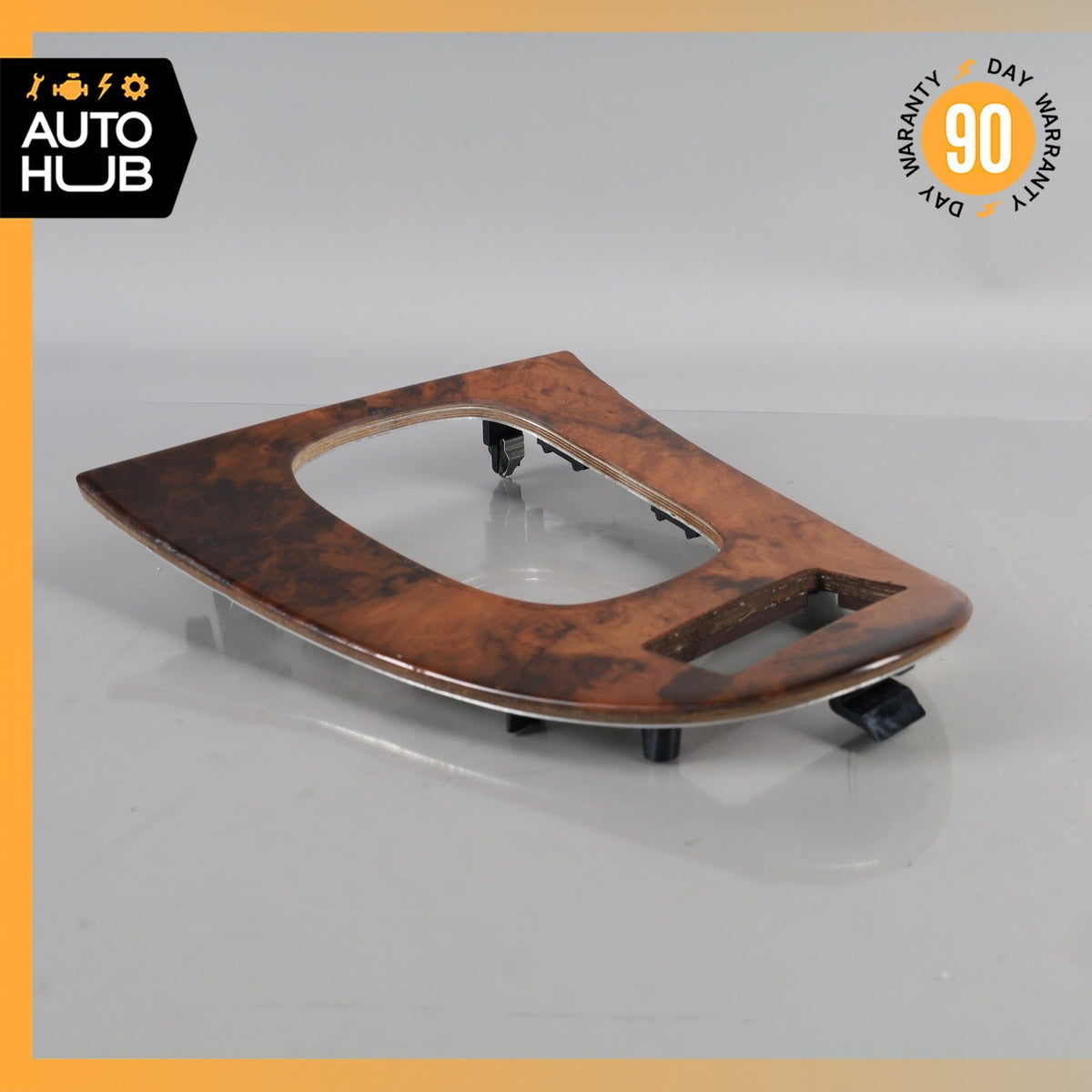 05-09 Mercedes W209 CLK350 CLK500 Center Console Trim Cover Wood OEM - photo 6