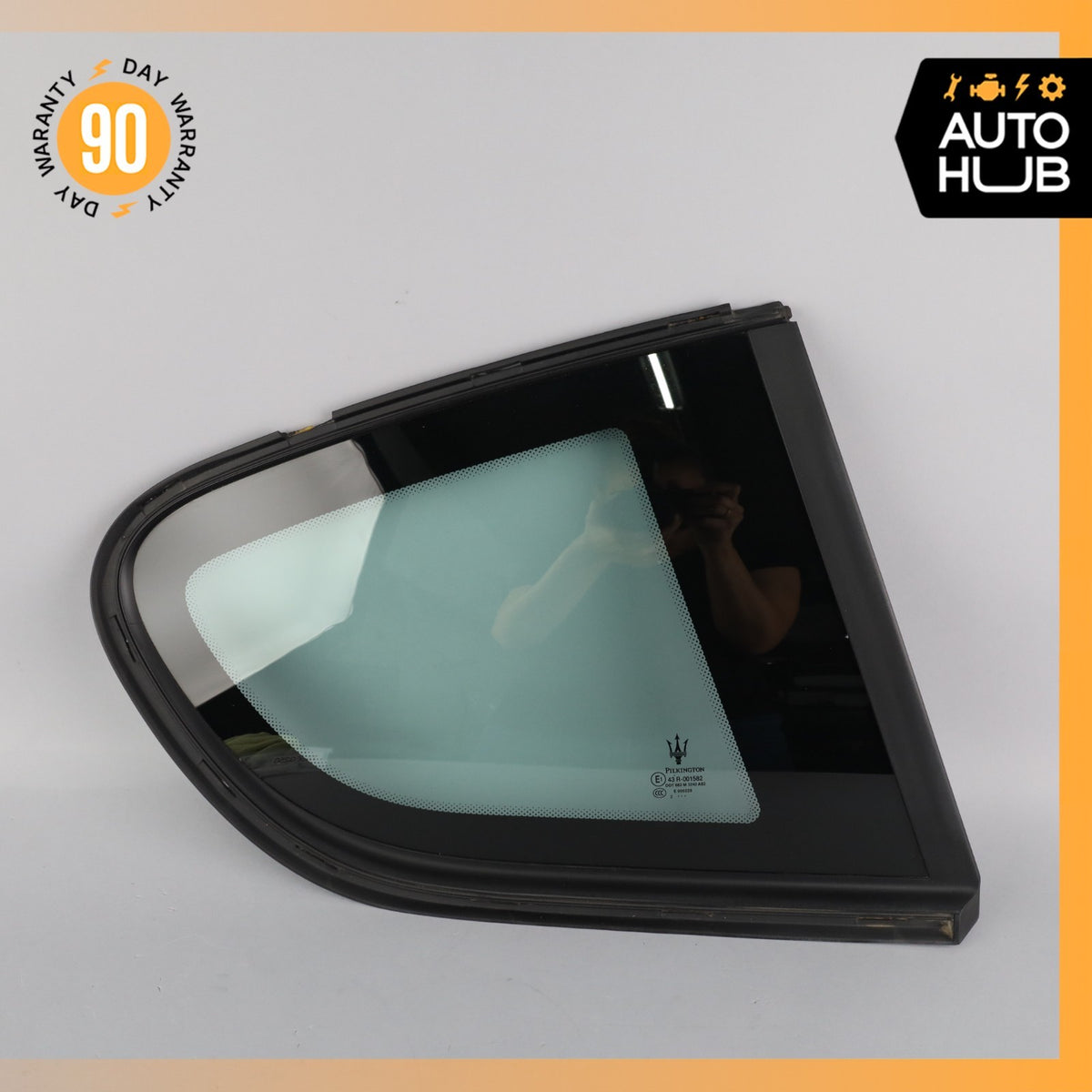 Maserati GranTurismo M145 Coupe Rear Right Side Quarter Window Glass OEM 60k - photo 2