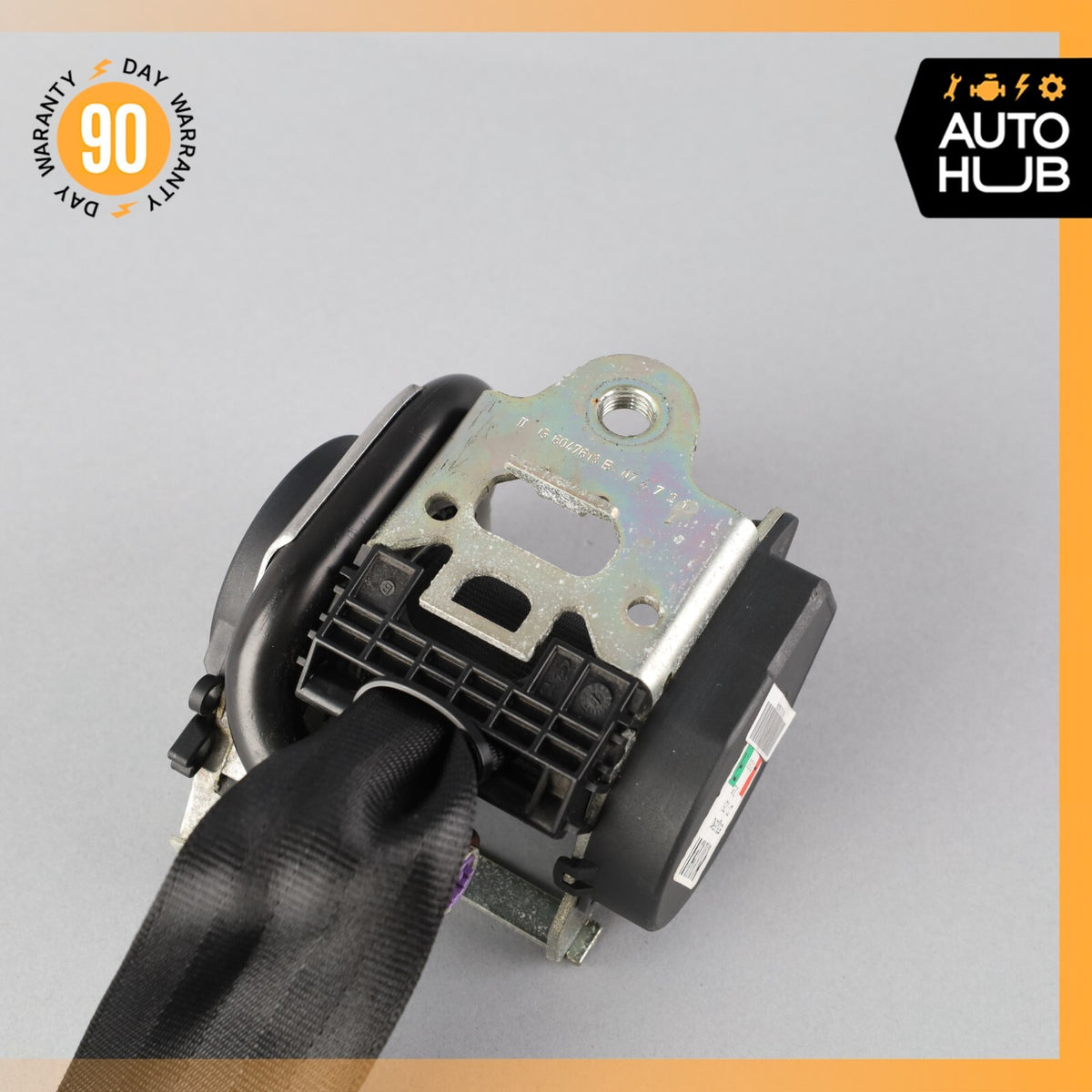 07-11 Bentley Continental GTC Rear Right or Left Side Seat Belt Black OEM - photo 9