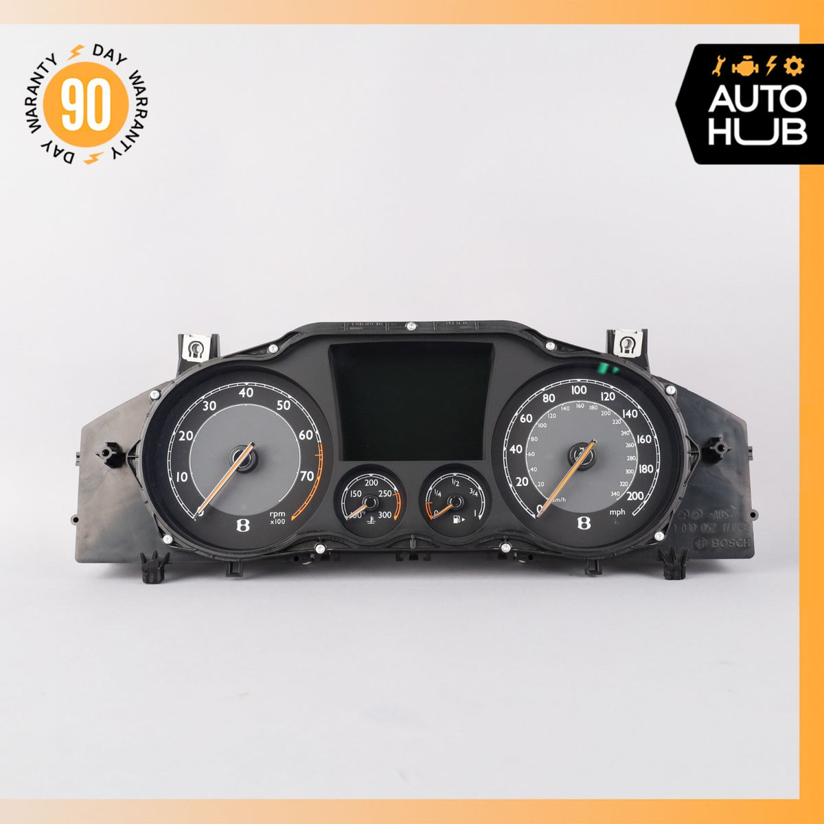 13-14 Bentley Continental GTC GT Instrument Cluster Speedometer OEM 49k - photo 2