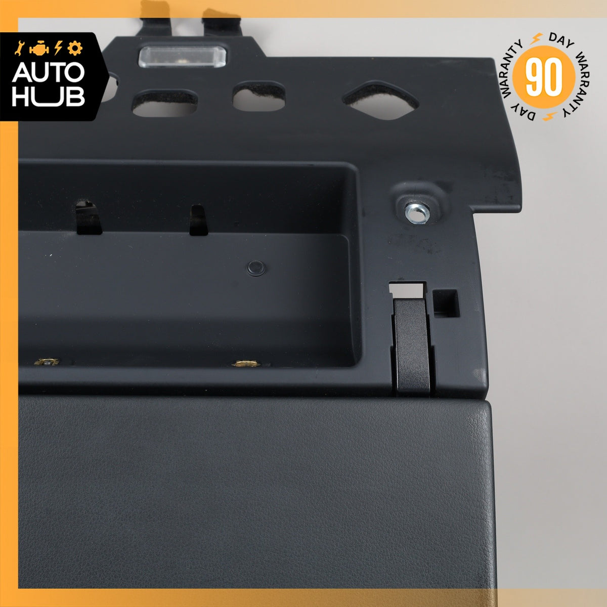 Audi D4 A8 Dashboard Glove Box Glovebox Storage Compartment Trim Black OEM - photo 3