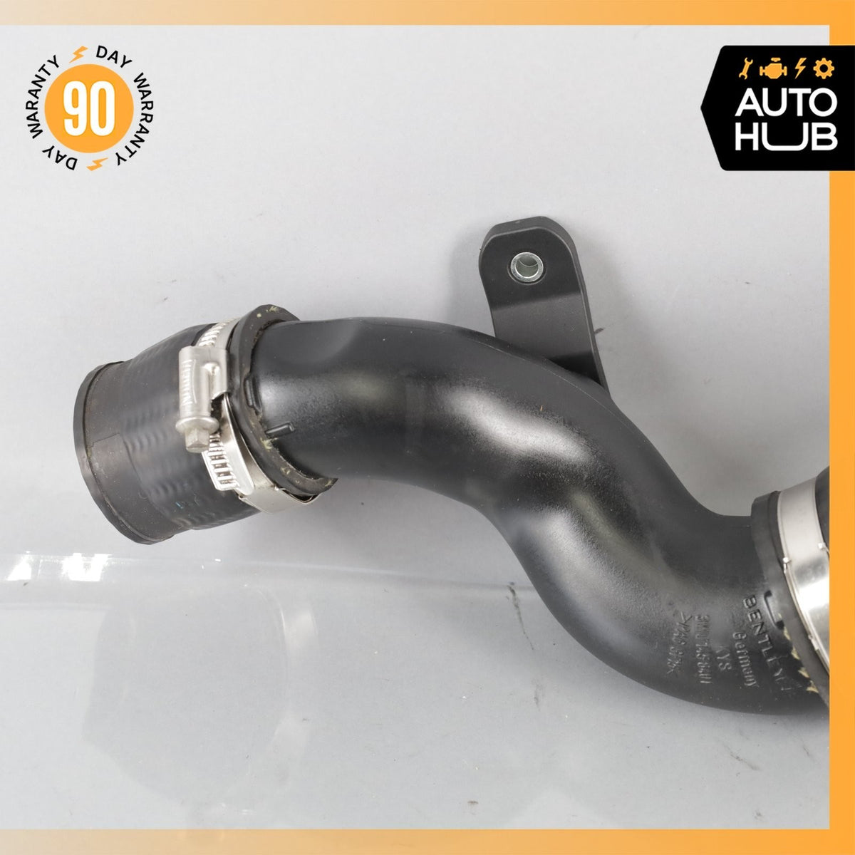 03-12 Bentley Continental GT GTC 6.0L W12 Right Side Intercooler Hose Pipe OEM - photo 8
