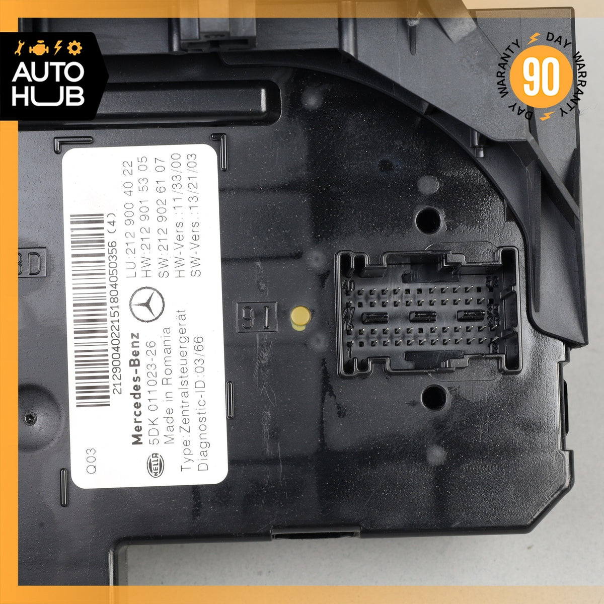 10-18 Mercedes W212 E250 Rear Relay Fuse Box SAM Module 2129001406 OEM - photo 11