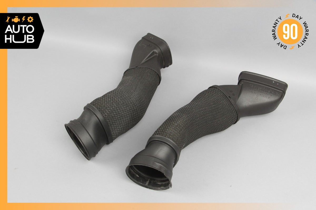 10-13 Mercedes W221 S400 Air Intake Duct Pipe Hose Right and Left Set of 2 OEM - photo 1