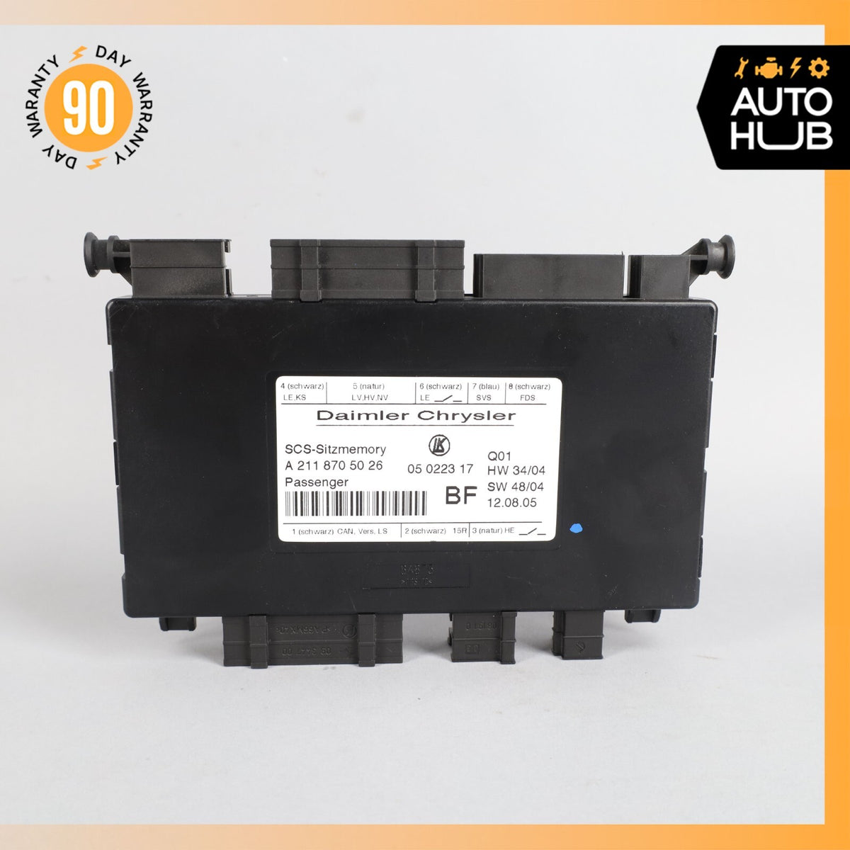03-12 Mercedes R171 SLK28 E63 AMG Front Right Seat Control Module 2118705026 OEM - photo 7