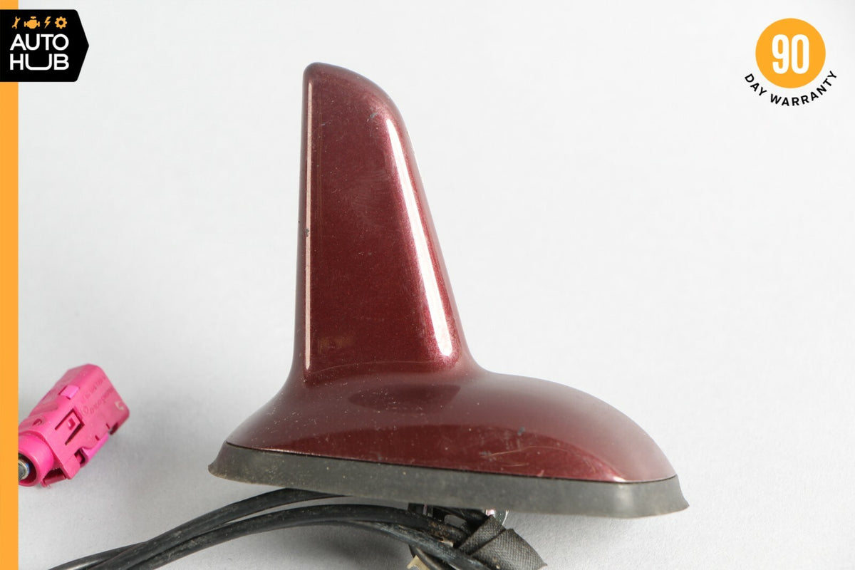 07-13 Mercedes W221 S550 S400 S350 Top Roof Shark Fin Radio Antenna GPS Red OEM - photo 2