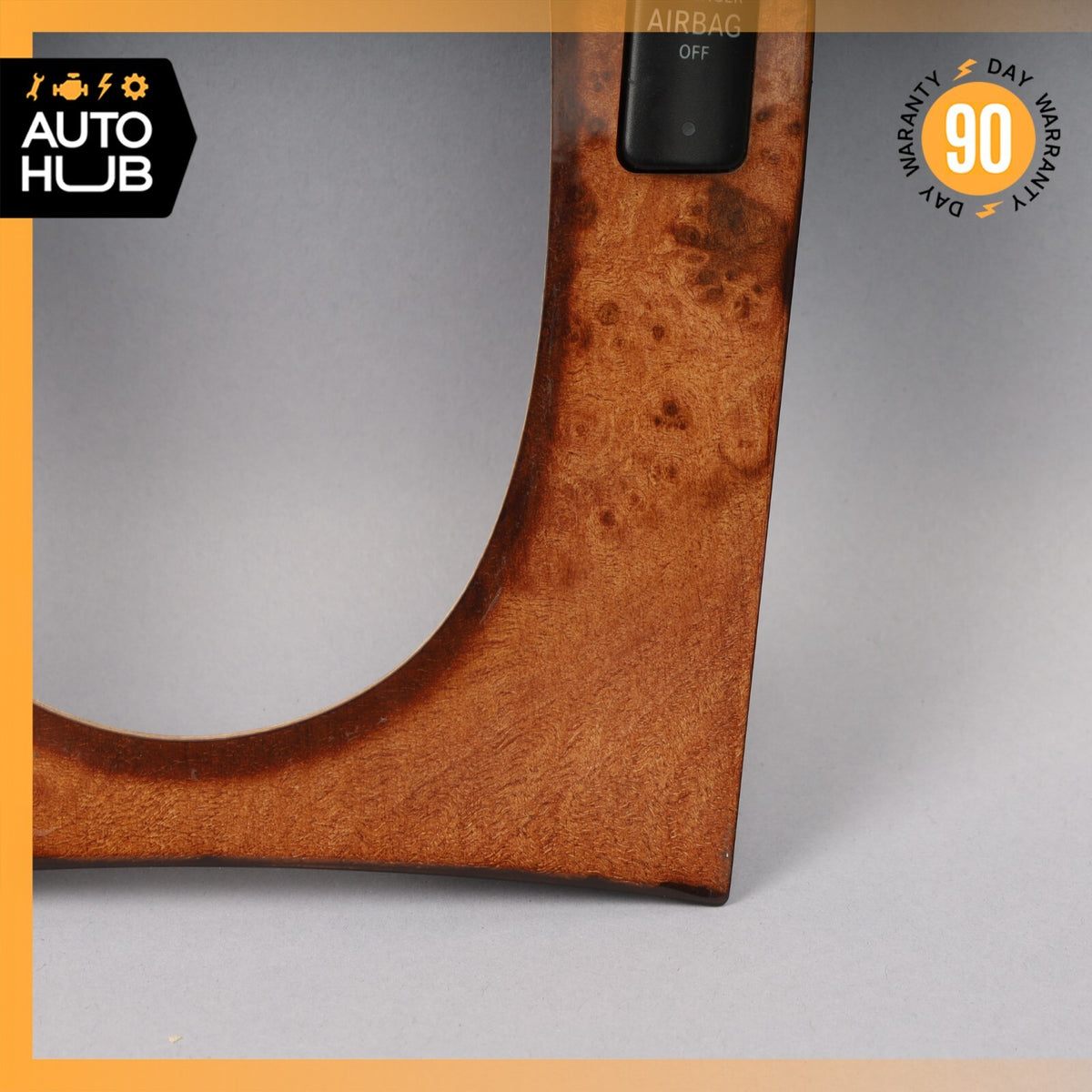 03-06 Mercedes W220 S600 S55 AMG S430 Center Console Shifter Bezel Trim Wood OEM - photo 3