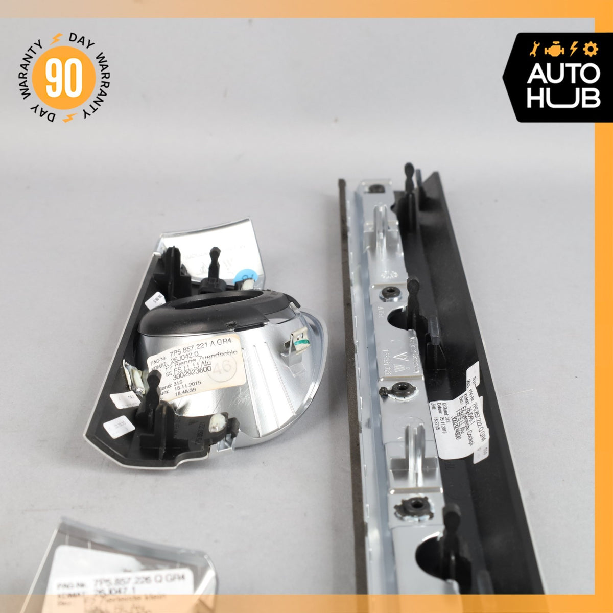 11-18 Porsche Cayenne 958 GTS Dashboard Cover Panel Trim Molding Set OEM 31k - photo 23