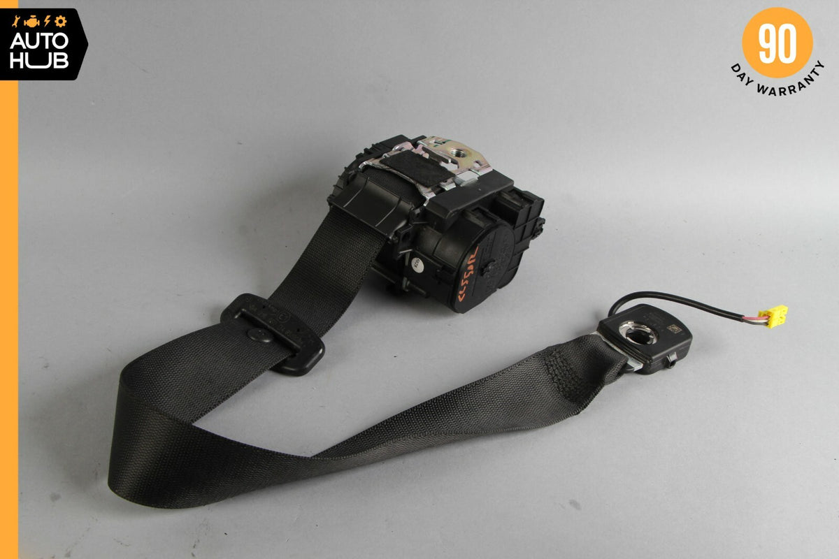 07-10 Mercedes W216 CL550 CL63 AMG Front Right Passenger Seat Belt Black OEM - photo 5