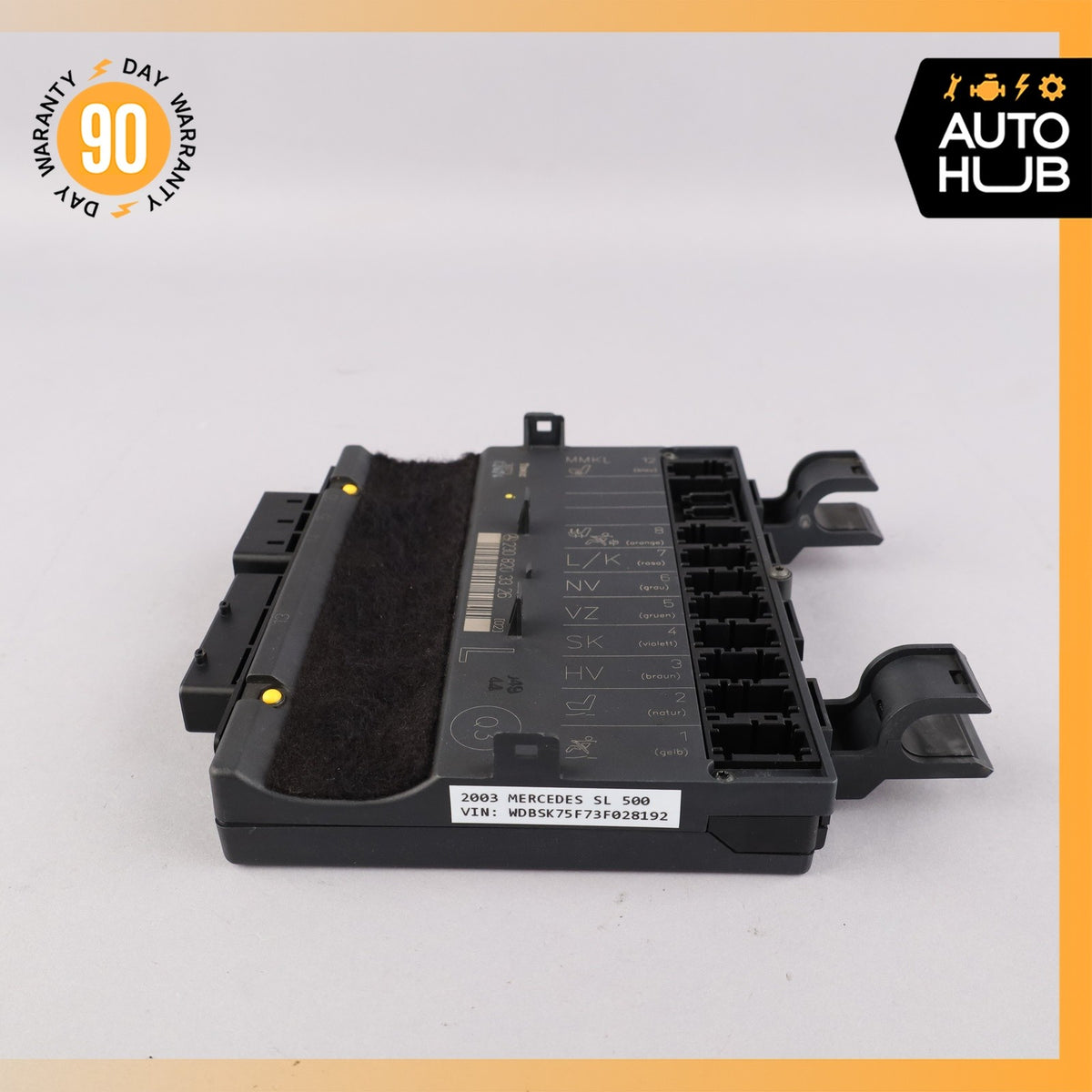 Mercedes R230 SL500 SL55 AMG Under Seat Control Module Left Driver Side OEM - photo 3