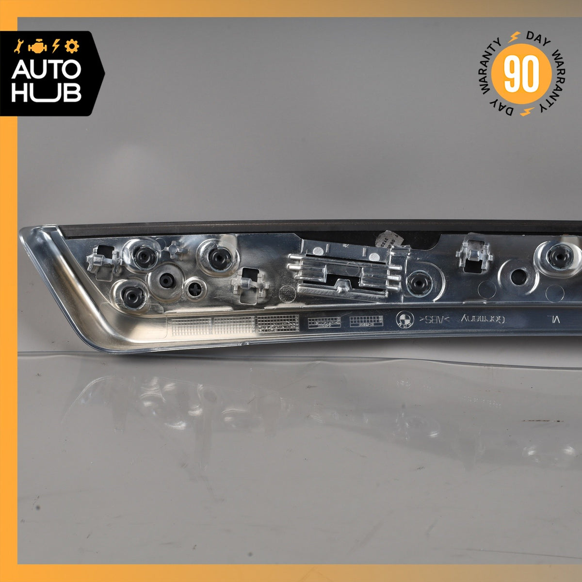 11-16 BMW F10 550i 535i Front Left Door Trim Panel Wood OEM - photo 9