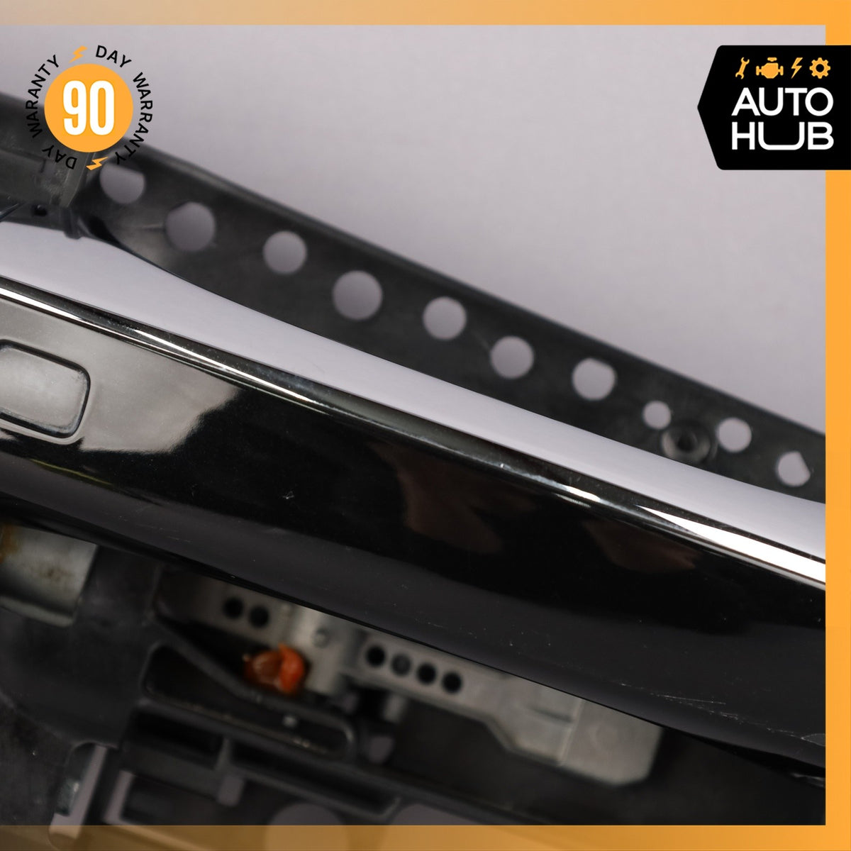 Audi D4 A8L Front Right Passenger Exterior Door Handle Black 4H0837886 OEM - photo 4