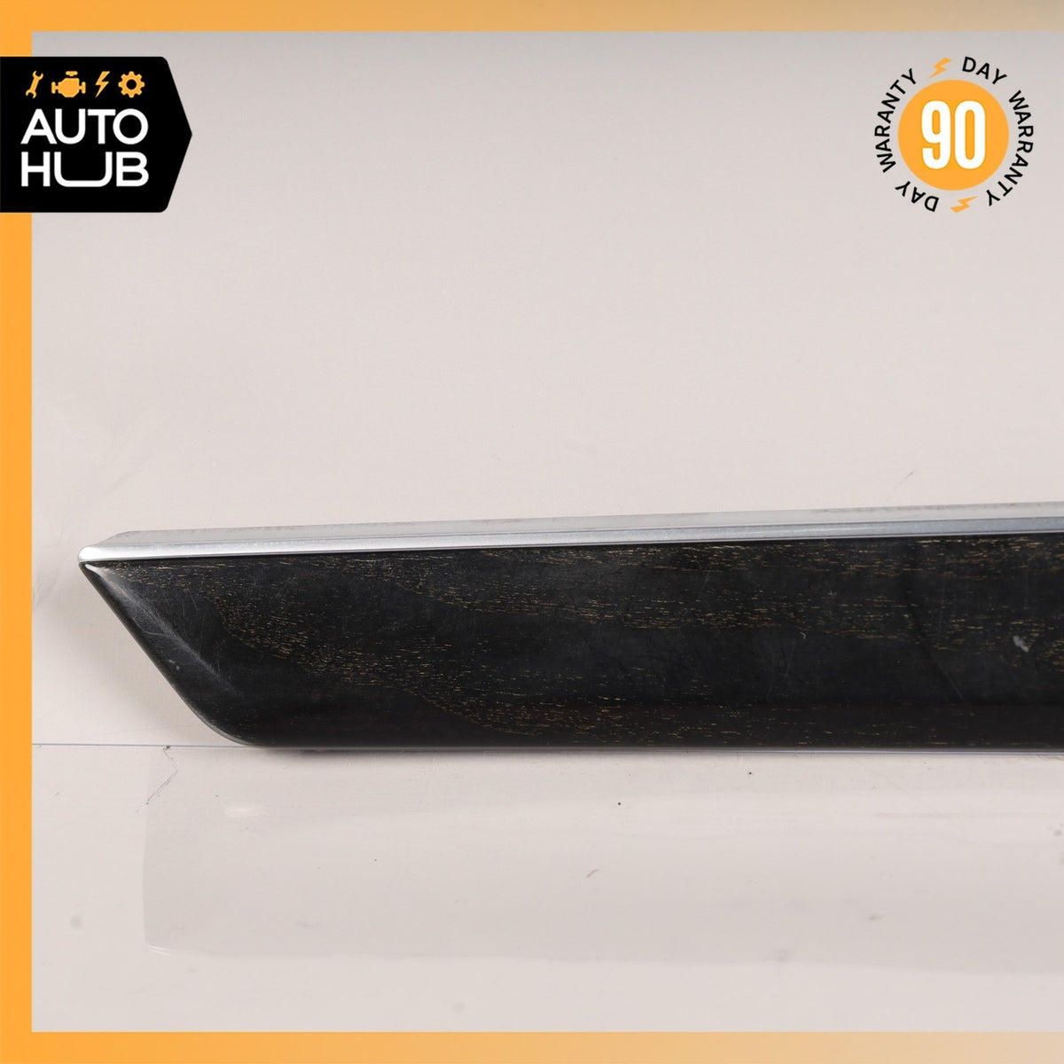 14-16 Mercedes W212 E350 E550 Rear Left Door Panel Bezel Trim Wood OEM 75k - photo 3