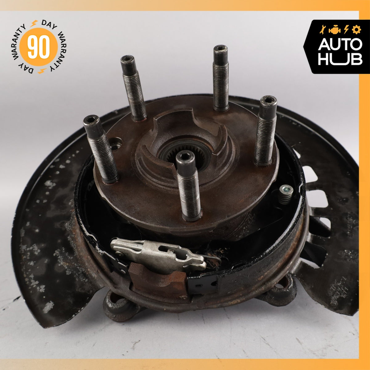 Porsche Cayenne 955 Rear Right Side Spindle Knuckle Hub w/ Shield OEM - photo 8