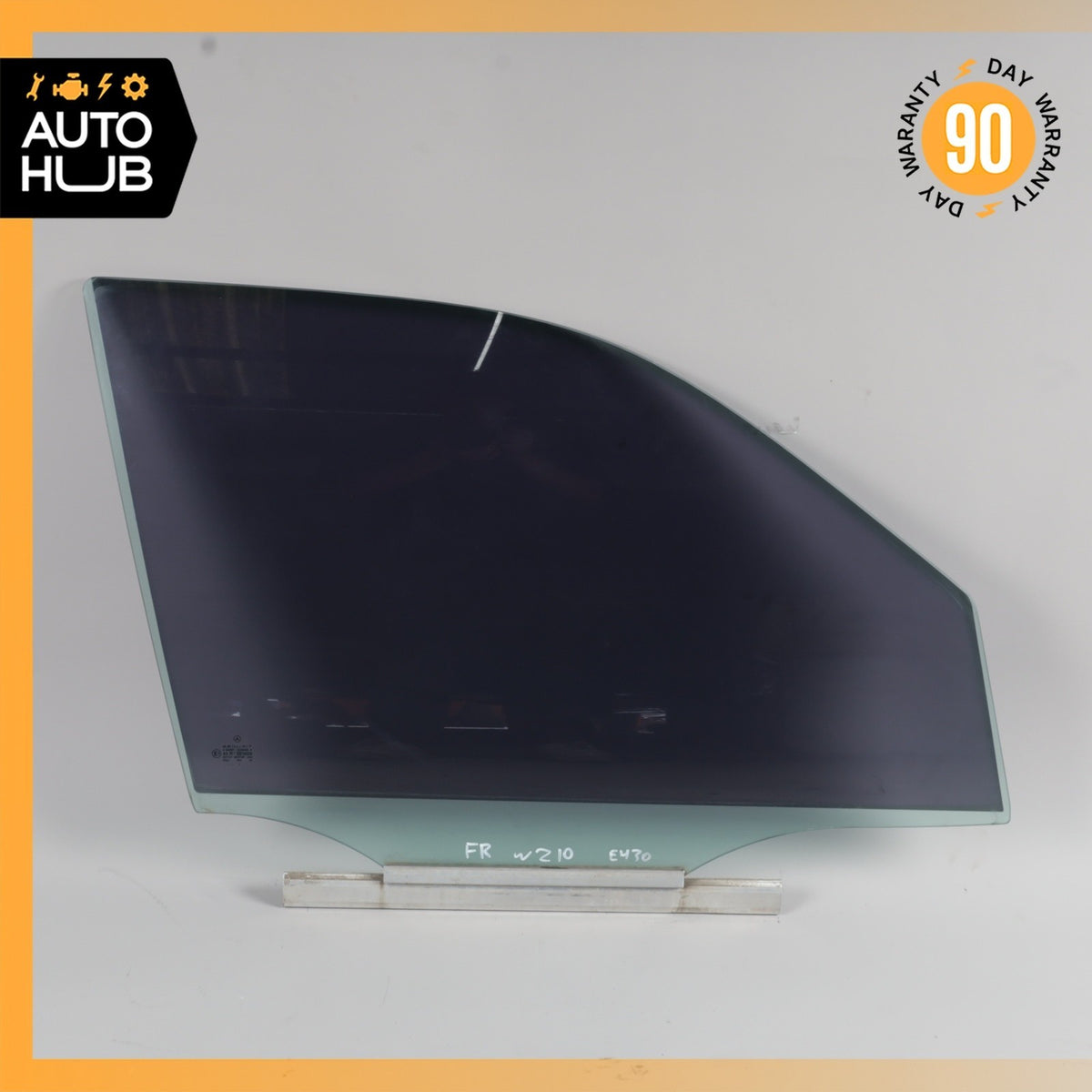 Mercedes W210 E430 E55 AMG Front Right Side Door Window Glass OEM - photo 1