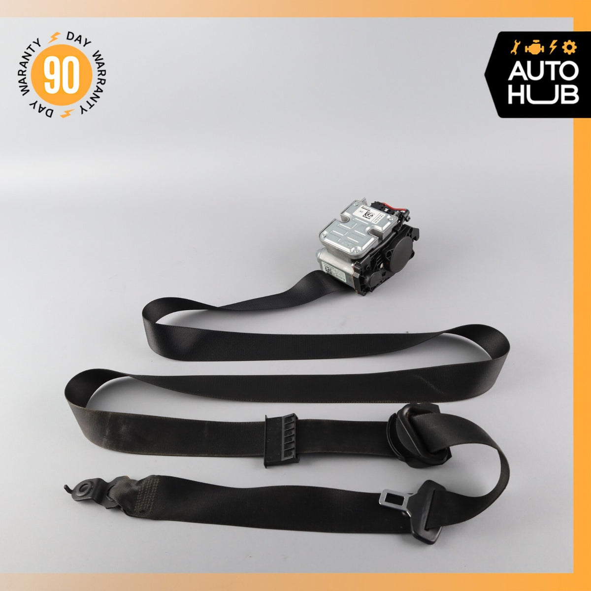 07-09 Mercedes W219 CLS550 E350 E550 Front Left Driver Side Seat Belt Black OEM - photo 1