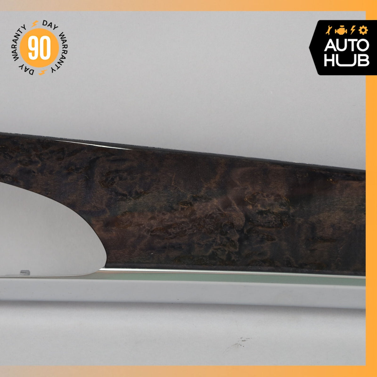 Porsche Panamera 970 Front Right Door Panel Molding Wood w/ Memory Switch OEM - photo 5