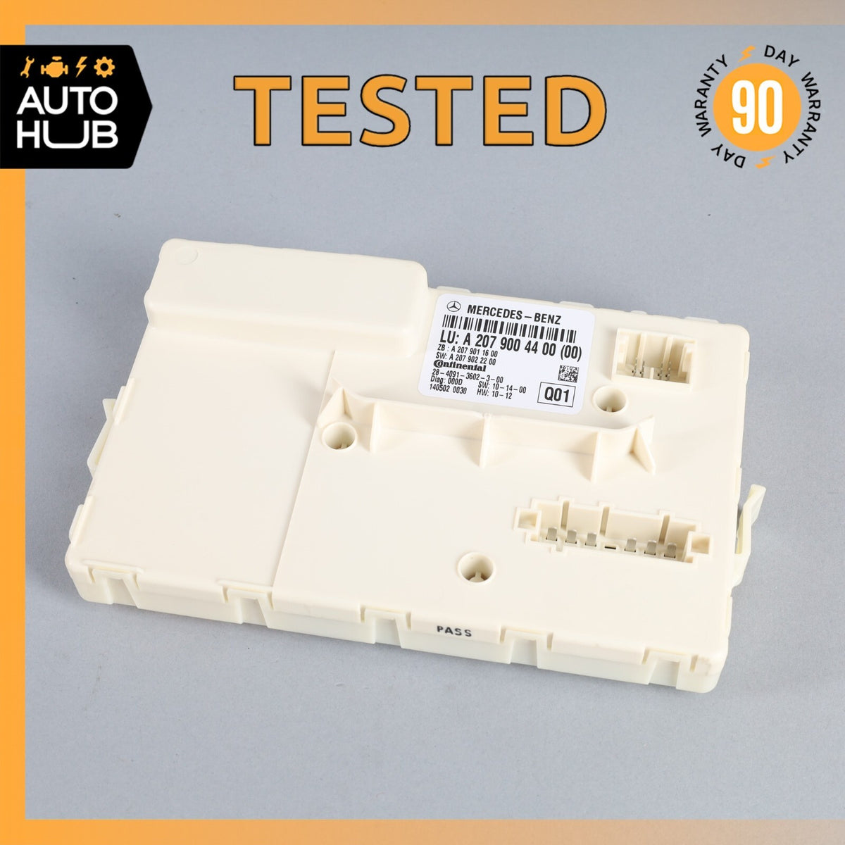 10-17 Mercedes W207 E350 E550 Coupe Rear Window Regulator Control Module OEM - photo 1