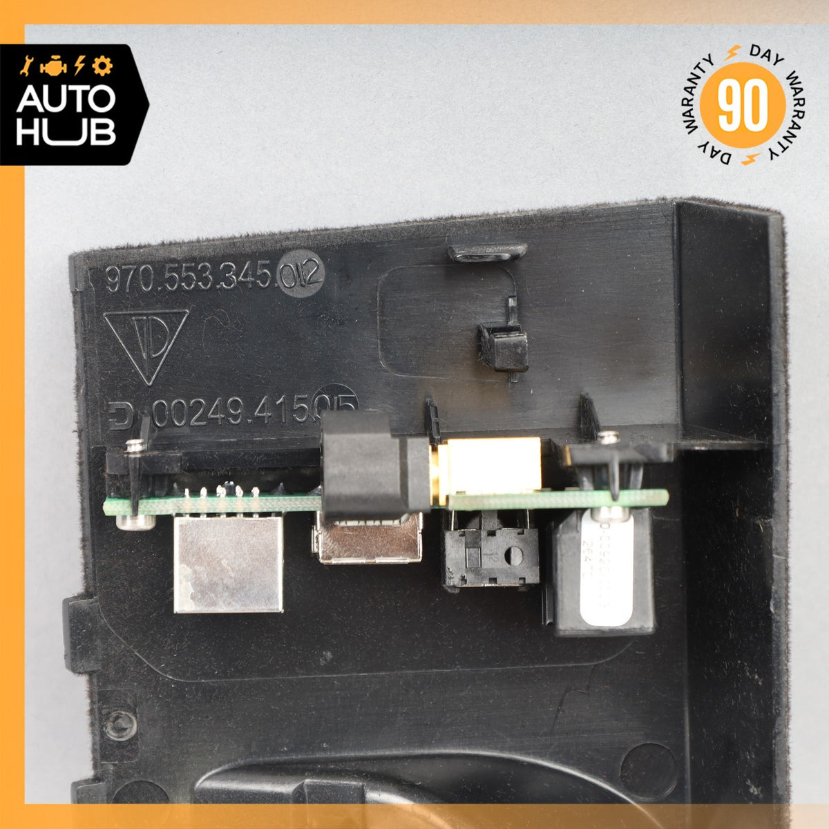 Porsche Panamera 970 Center Console USB Aux Power Outlet Trim OEM - photo 6