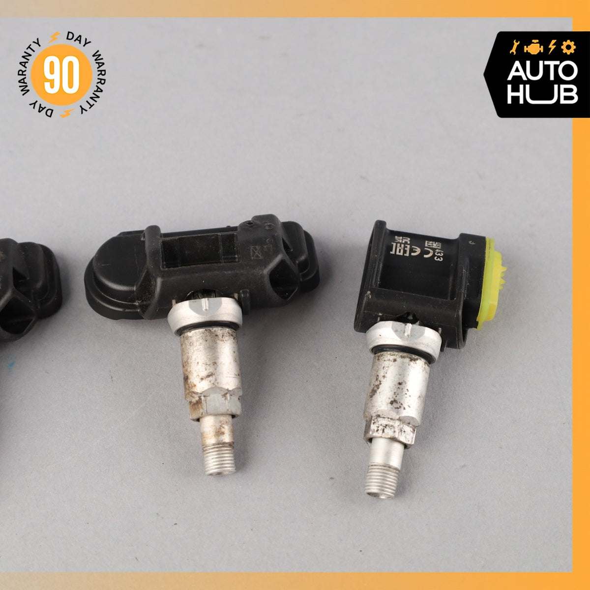 12-18 Mercedes W217 S550 GLK350 TPMS Tire Pressure Sensor 433 MHZ Set of 4 OEM - photo 4
