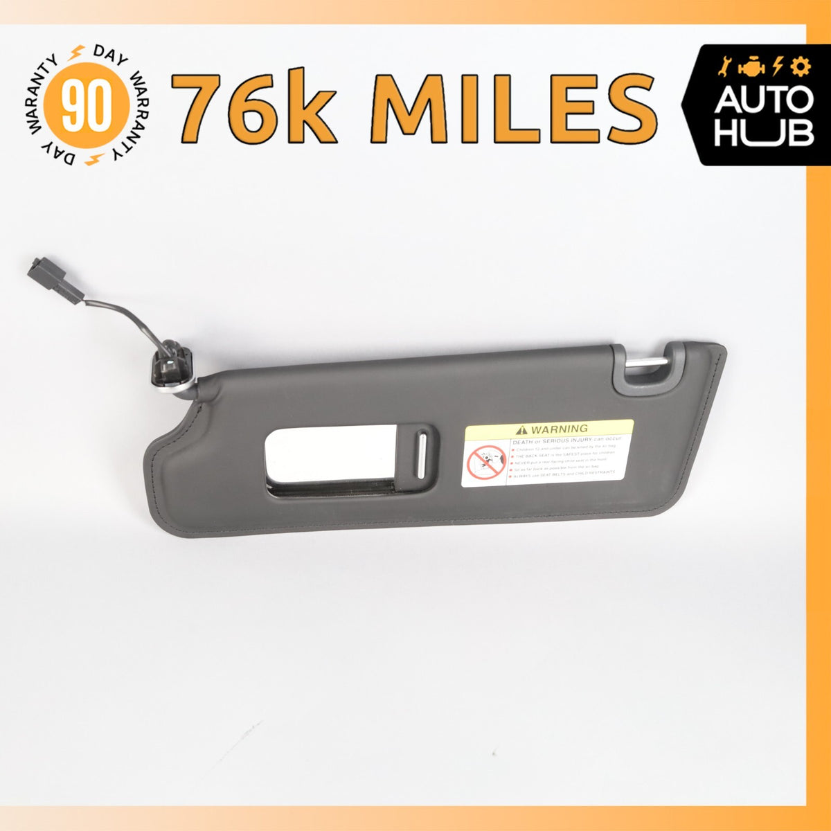 Bentley Continental Flying Spur Left Side Sun Visor Shade Sunvisor OEM 76k - photo 1