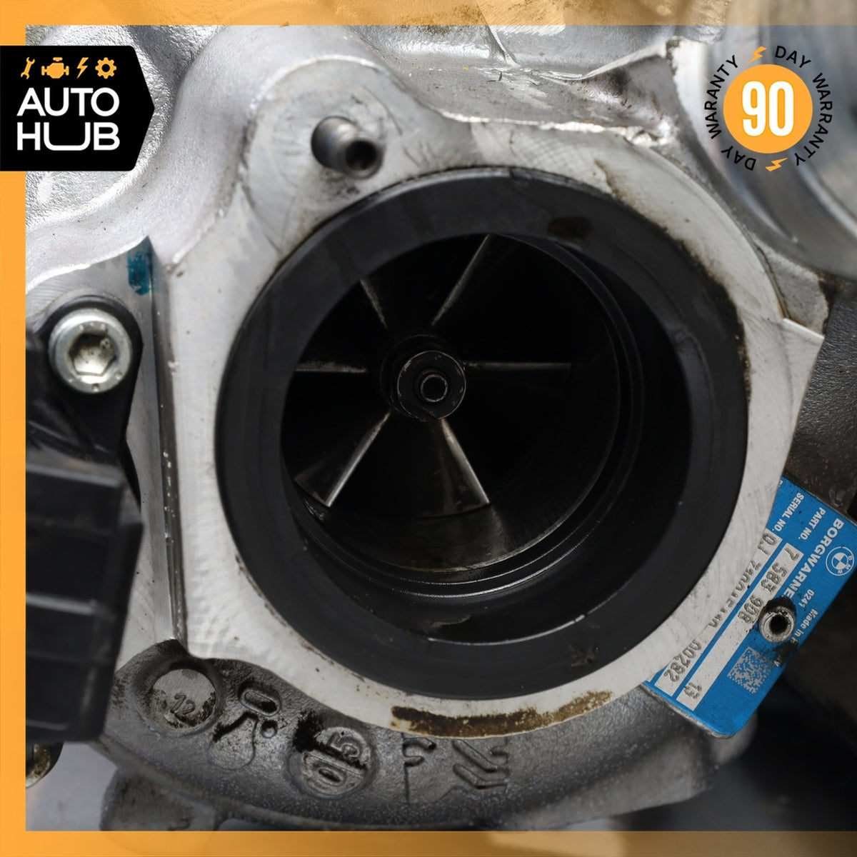 11-15 BMW F01 740i 535i 640i N55 3.0L Turbo Turbocharger 7583908 OEM - photo 5