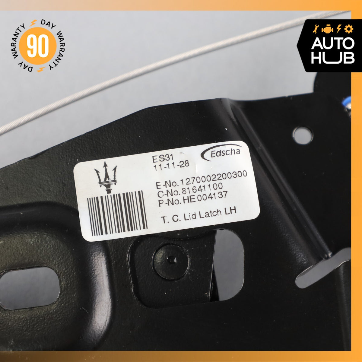 10-19 Maserati GranTurismo M145 Convertible Left Tonneau Cover Lock Latch OEM - photo 9