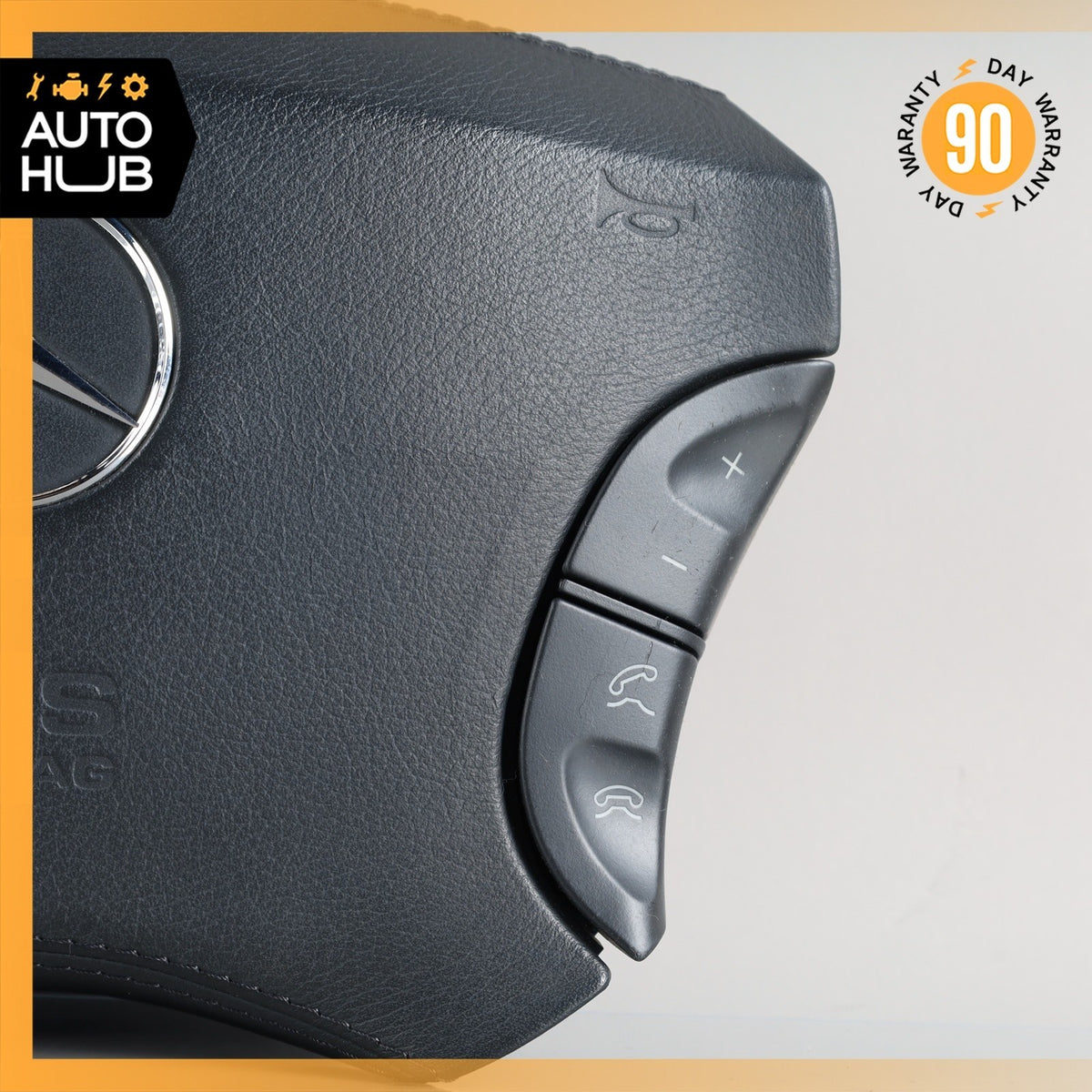 00-06 Mercedes W215 CL500 S350 CL55 AMG Steering Wheel Air Bag Airbag Black OEM - photo 7