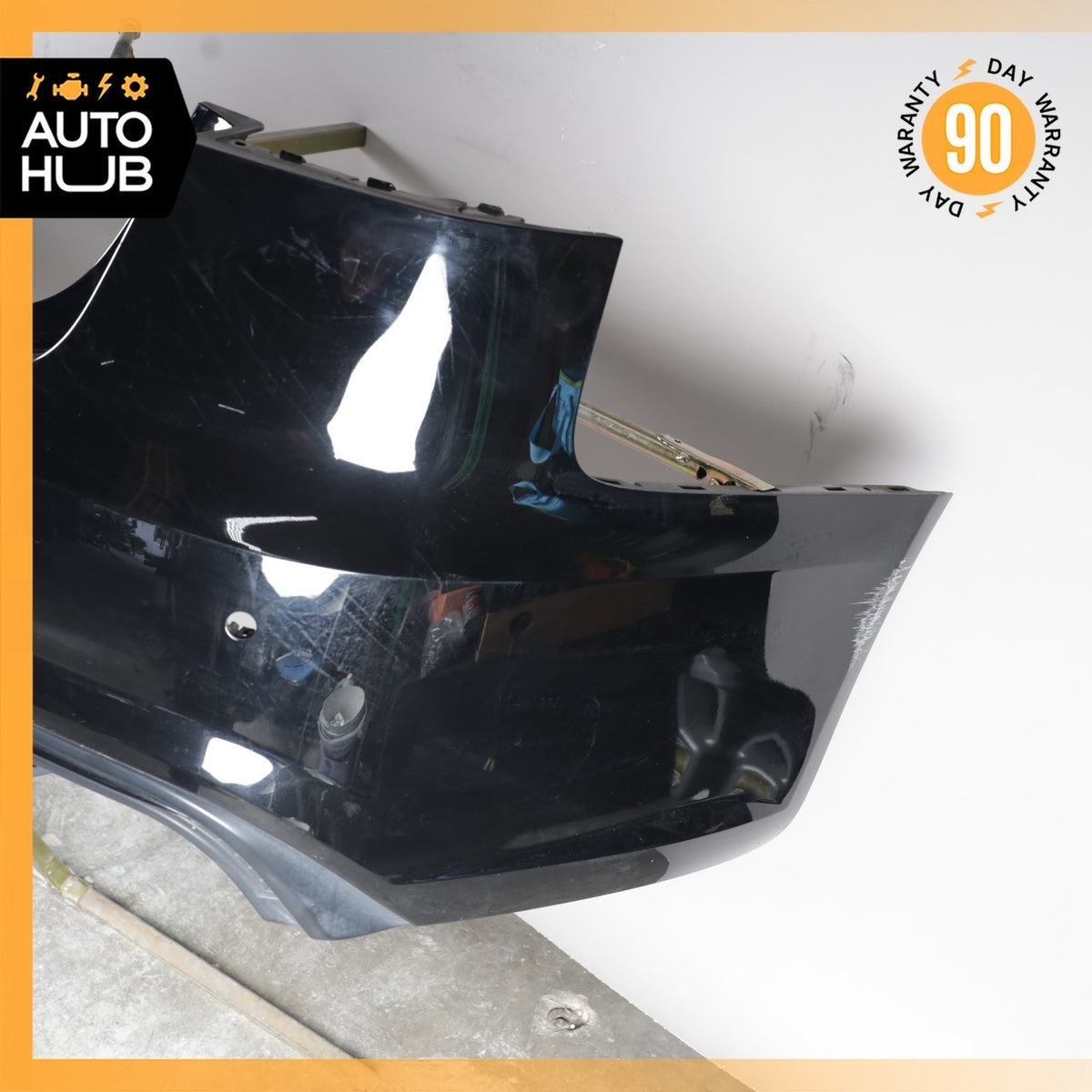 16-18 Audi C7 S6 A6 Rear Bumper Cover Assembly Black OEM 58k - photo 8