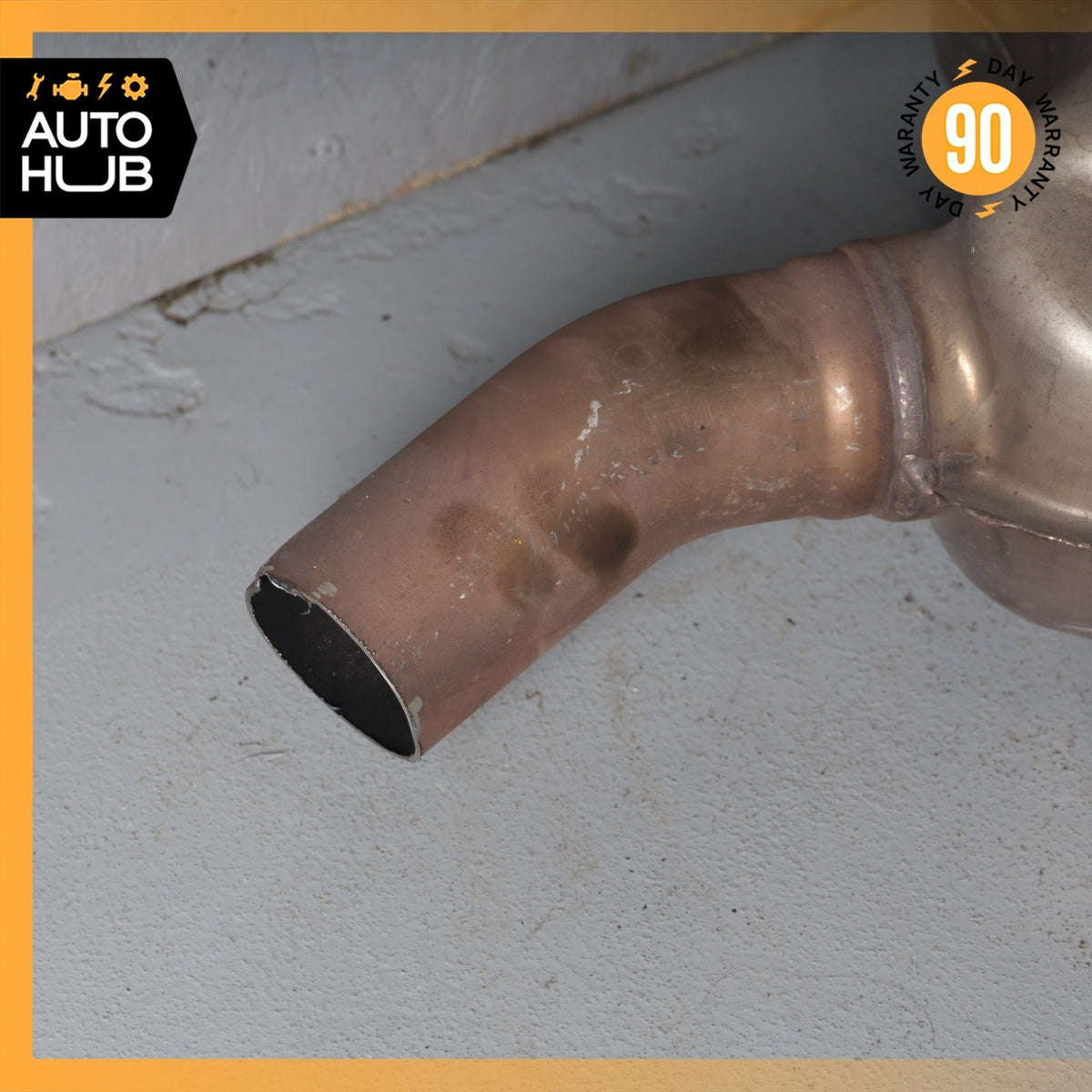 14-17 Mercedes W222 S63 AMG Sedan Exhaust Muffler Left Driver Side OEM 77k - photo 15