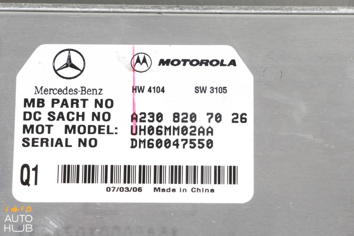 07-09 Mercedes W164 ML500 GL450 Telephone Communication Module 2308207026 OEM - photo 7