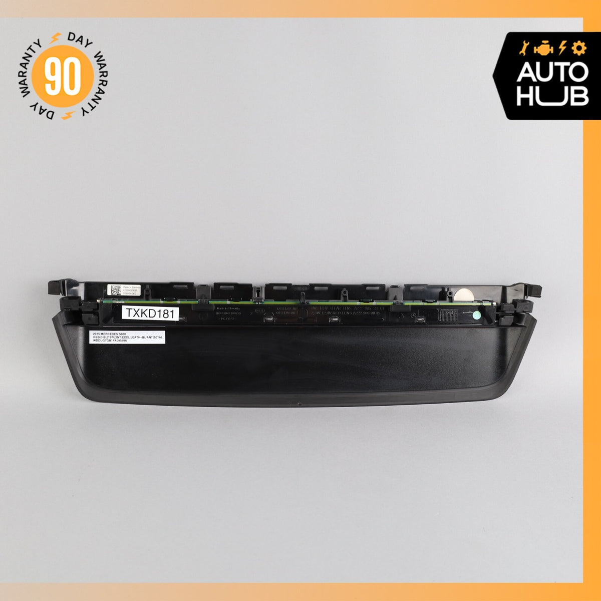 14-20 Mercedes W222 S600 S550 S63 Maybach Rear 3RD Third Brake Stop Light OEM - photo 6