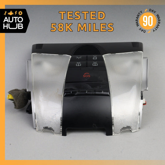 05-11 Mercedes R171 SLK350 SLK55 AMG Overhead Reading Dome Light Lamp Black OEM - photo 1