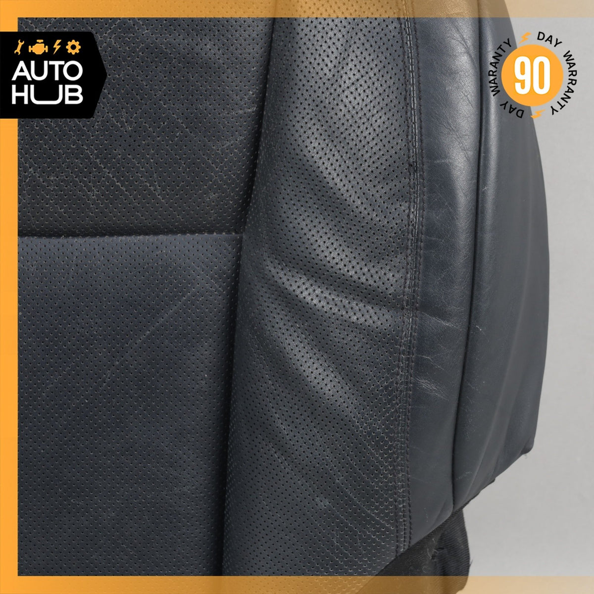 07-09 Mercedes W221 S600 Front Right Side Lower Seat Cushion Exclusive Black OEM - photo 3