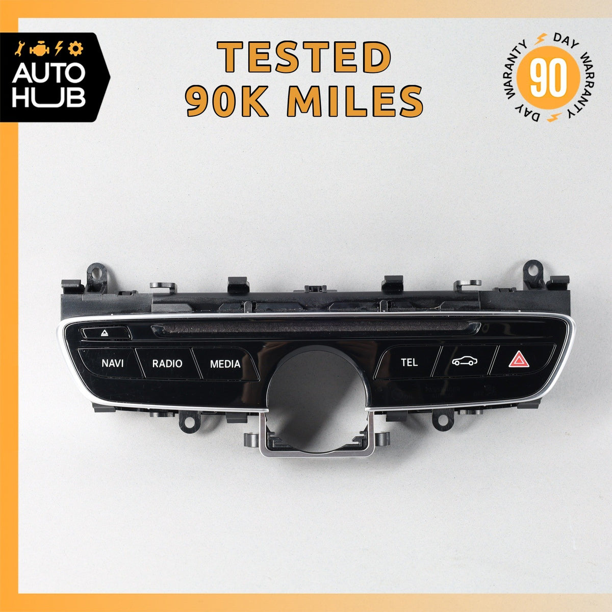 15-19 Mercedes W205 C300 Center Dashboard Hazard Control Switch OEM - photo 1