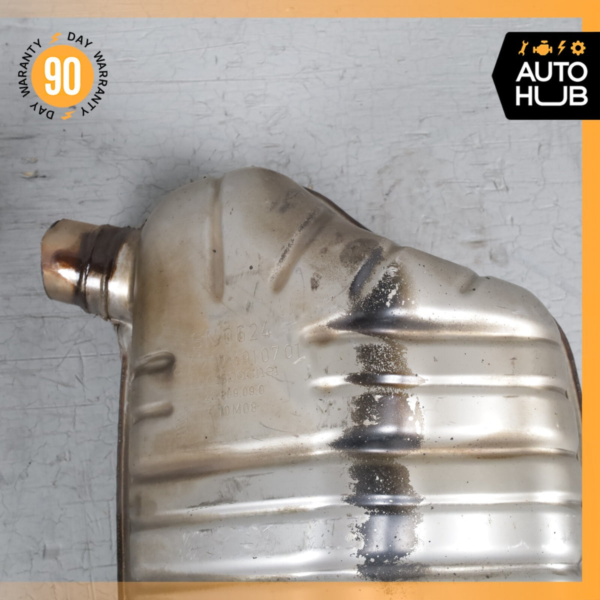 10-11 Mercedes W207 E550 Exhaust Muffler Mufflers Right and Left Set OEM - photo 4