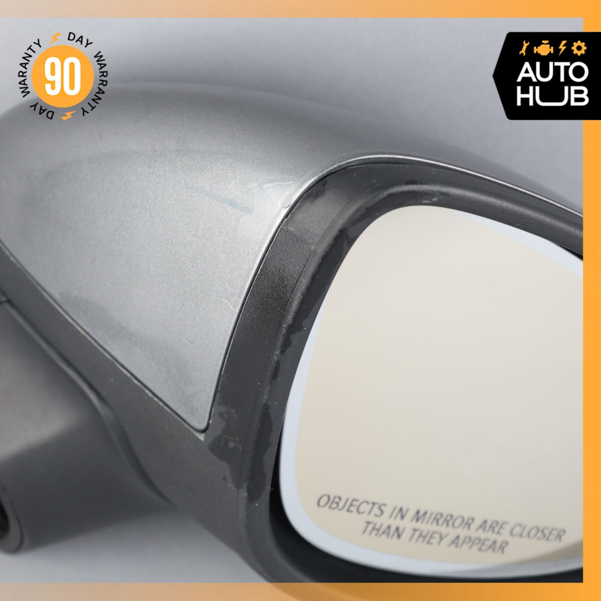 11-14 Porsche Cayenne 958 Right Passenger Side Rear View Door Mirror Gray OEM - photo 4