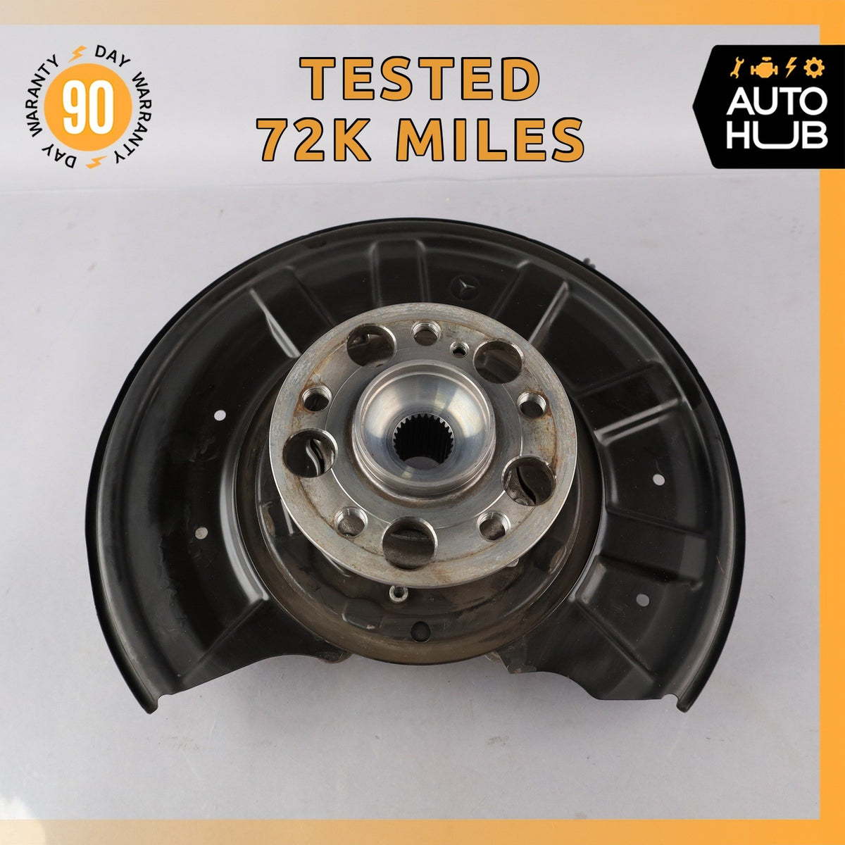 10-18 Mercedes W212 E350 CLS400 GLK350 Rear Left Side Spindle Knuckle Hub OEM - photo 1