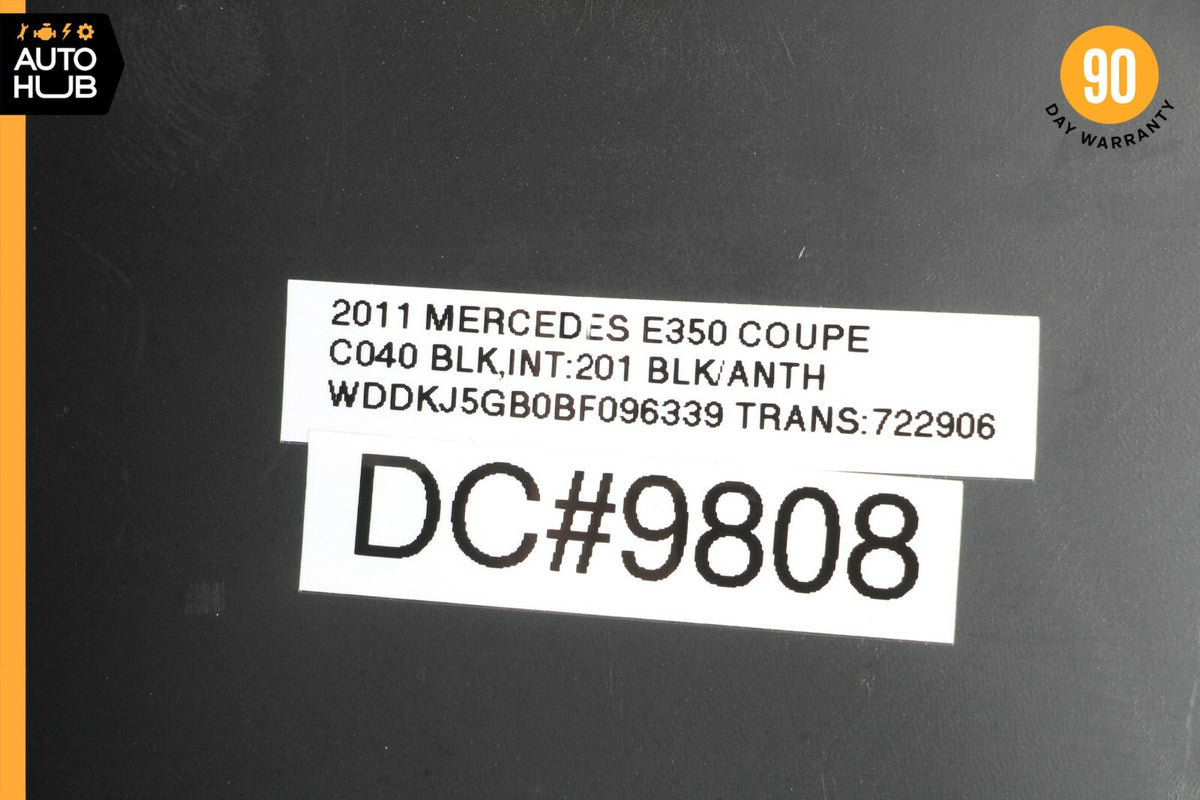 10-17 Mercedes W207 E350 Coupe E550 Dashboard Dash Board Trim Panel Right Black - photo 7