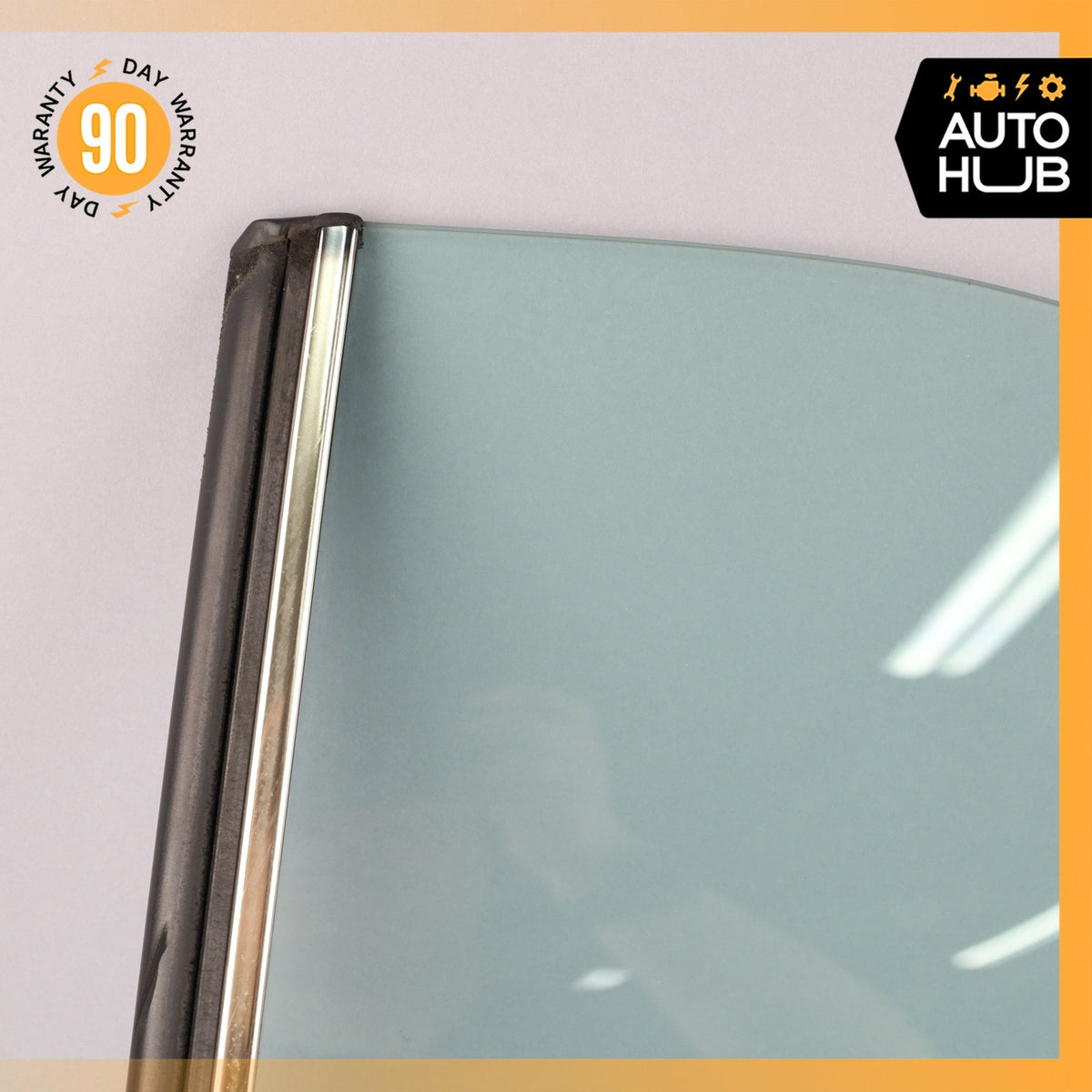 88-95 Mercedes W124 300CE E320 Coupe Left Quarter Window Glass OEM - photo 2